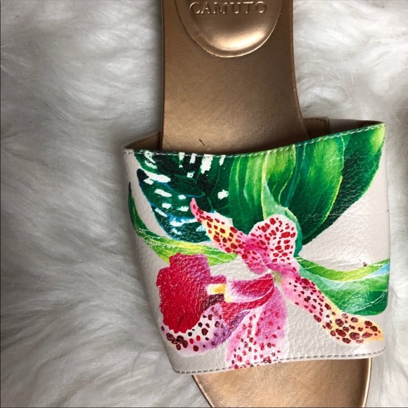 vince camuto orchid blush pink flower flat sandal - Picture 9 of 12